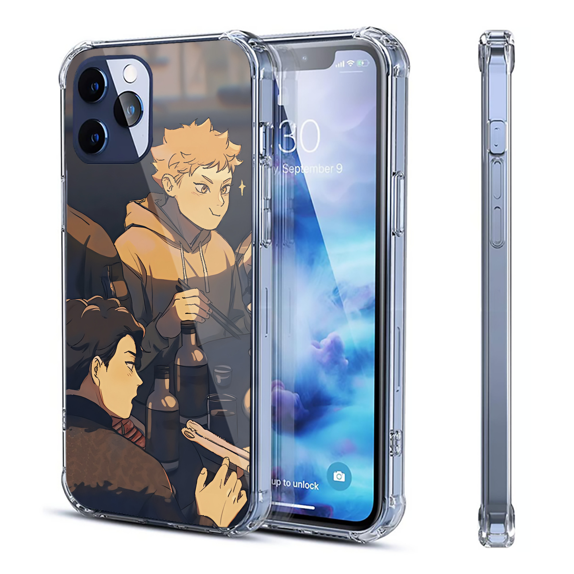 ハイキュー!! Haikyu!! 【iPhone 12シリーズ対応】透明スマホケース（クリアソフトケース）